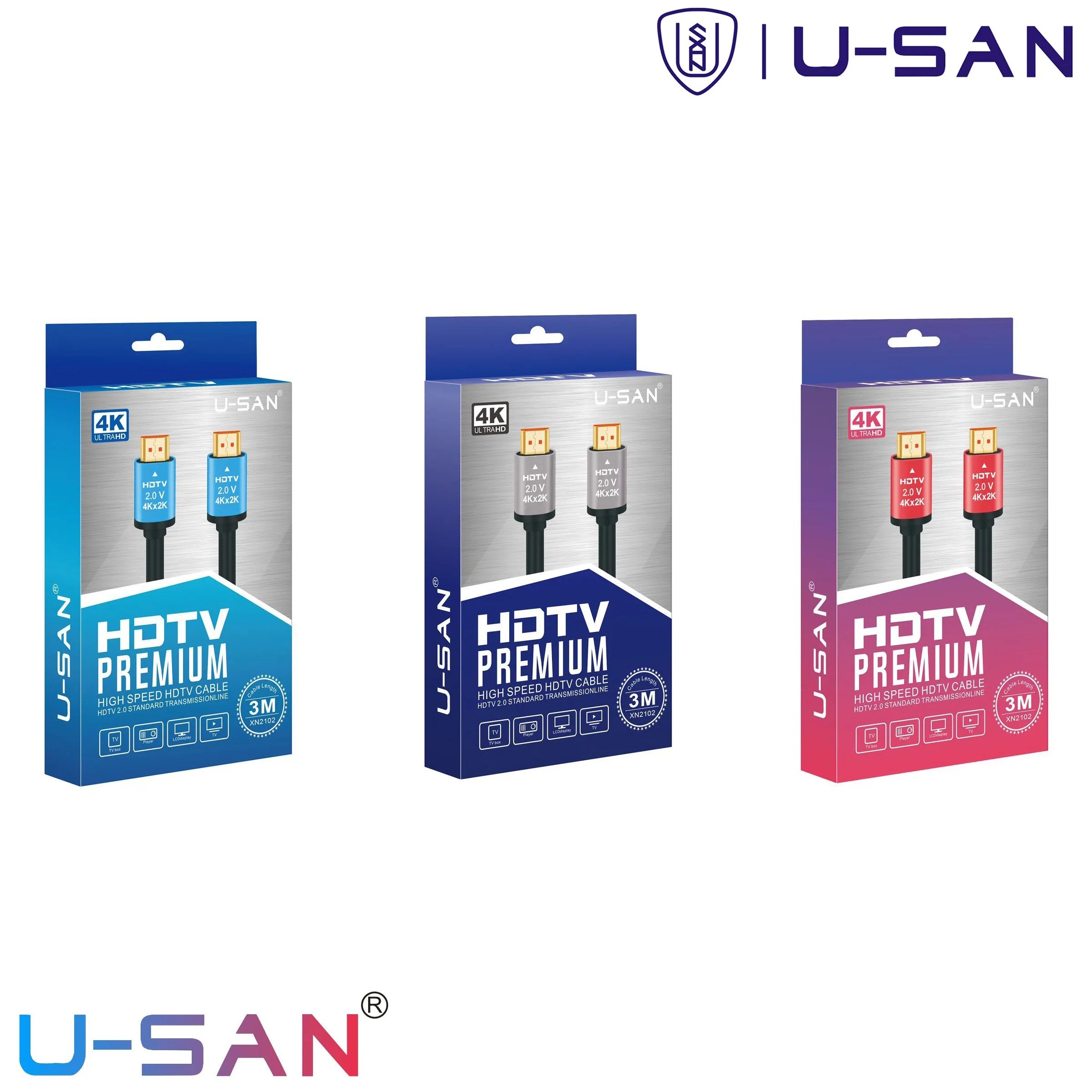 U-SAN 4K PREMIUM HIGH SPEED HDMI CABLE 2.0V