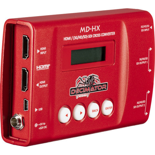 Decimator Design MD-HX Miniature HDMI/SDI Cross Converter with Scaling &amp; Frame Rate Conversion