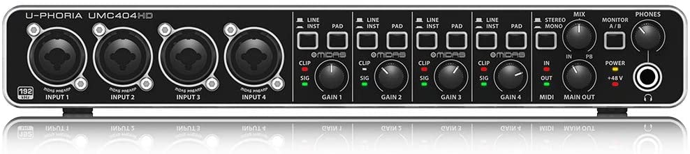 Behringer U-Phoria UMC404HD USB Audio Interface