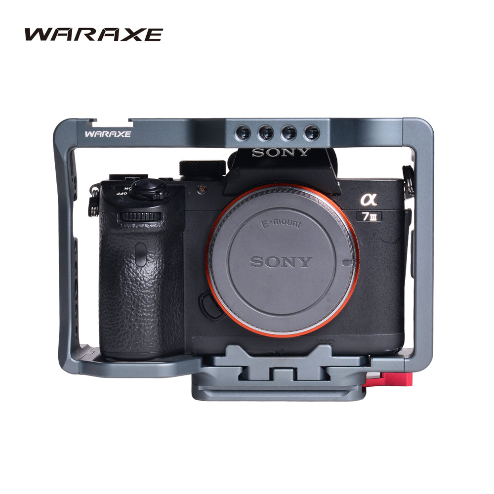 Waraxe #4100 Cage Built-in Quick Release Fits Arca Swiss For All Generation Of Sony A7 Series