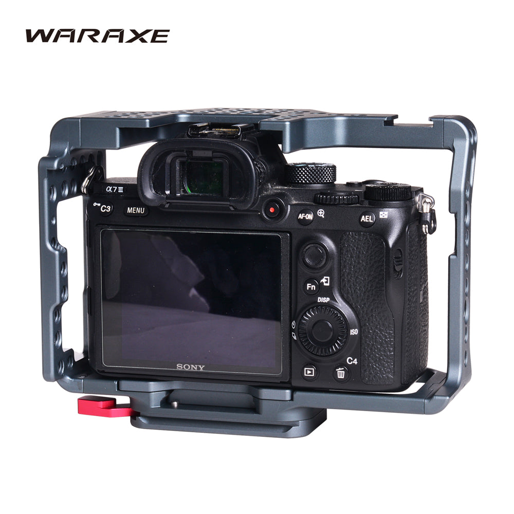 Waraxe #4100 Cage Built-in Quick Release Fits Arca Swiss For All Generation Of Sony A7 Series