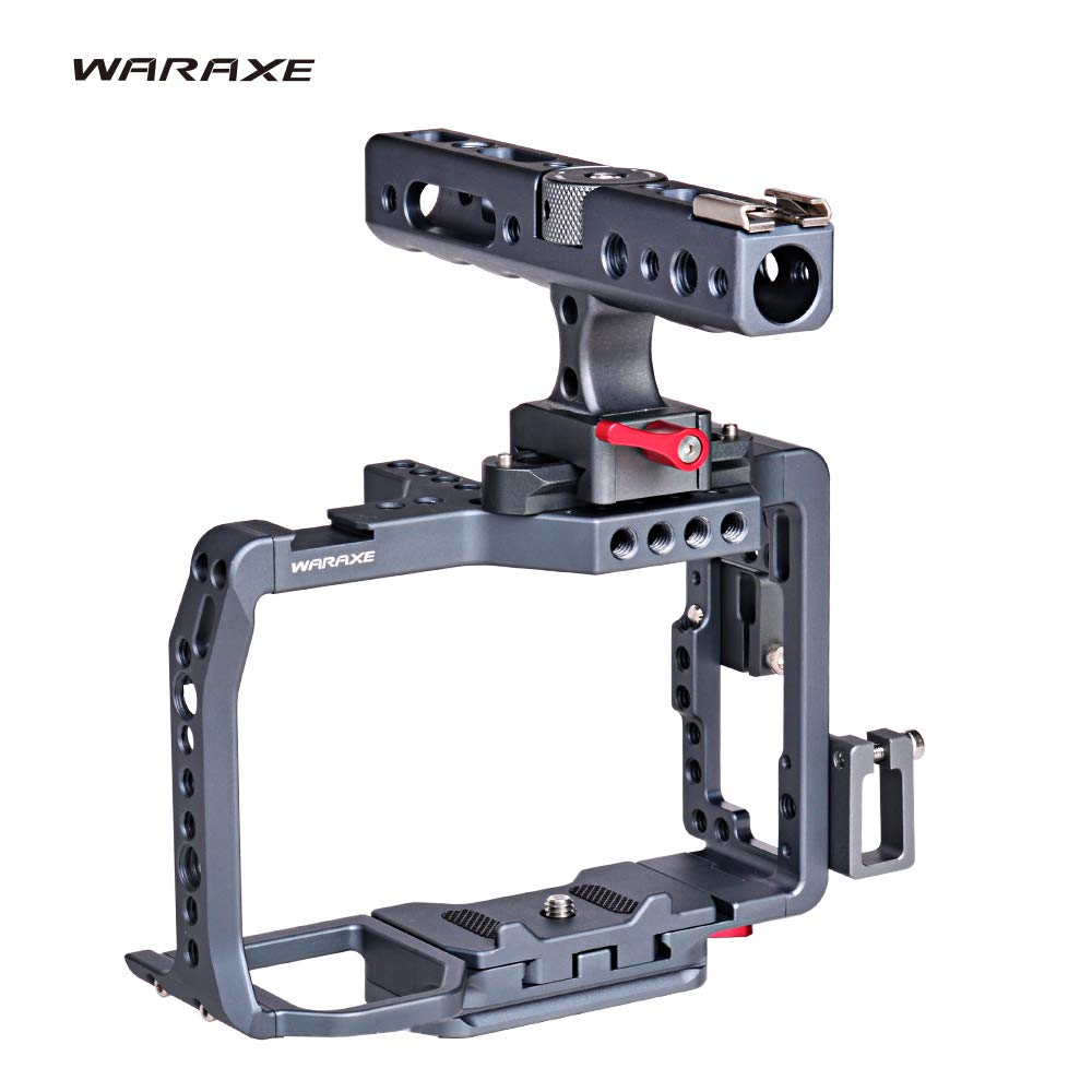 Waraxe #4151 Cagewith Handle Built-in Quick Release Fits Arca Swiss For All Generation Of Sony A7 Series