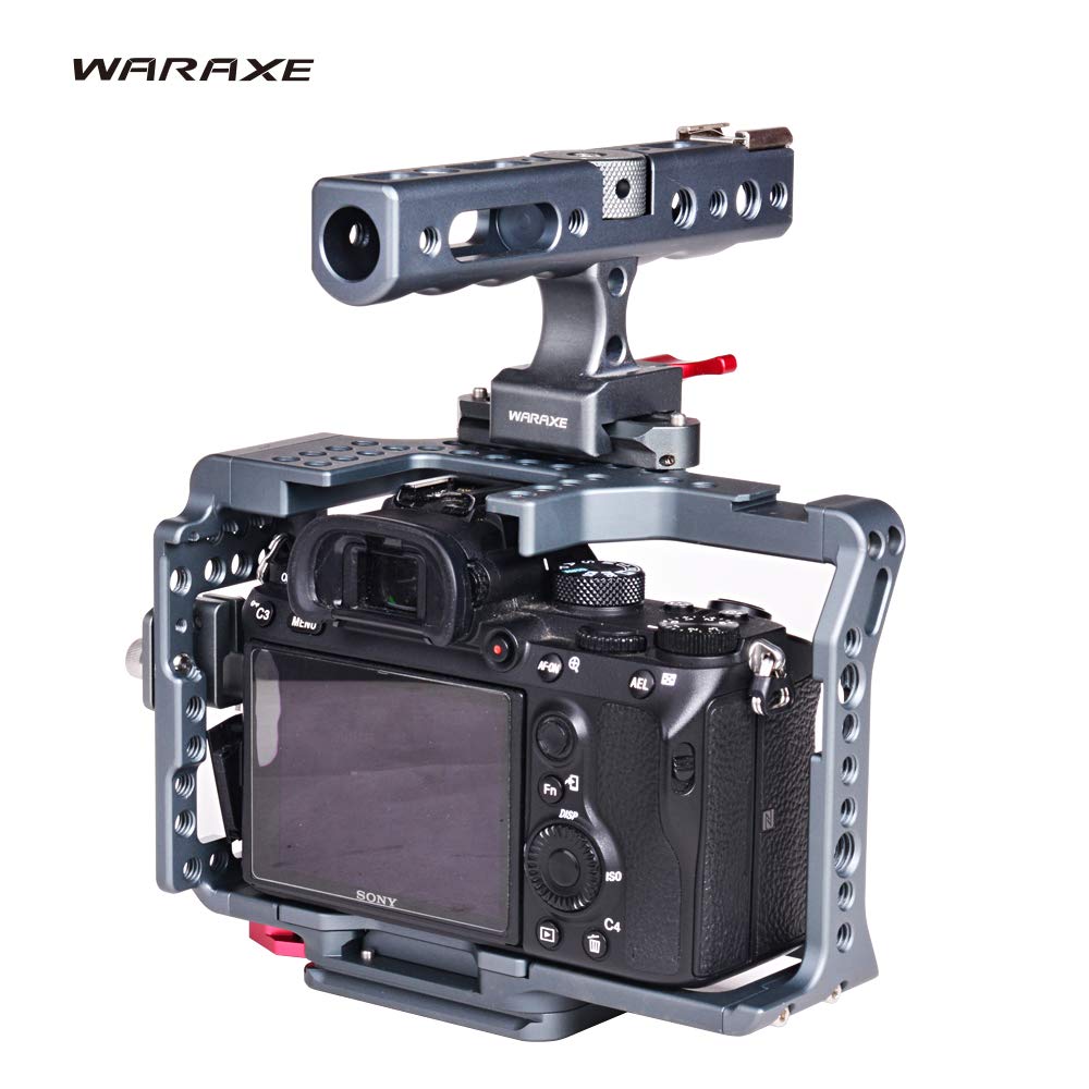 Waraxe #4151 Cagewith Handle Built-in Quick Release Fits Arca Swiss For All Generation Of Sony A7 Series