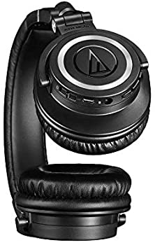 Audio-Technica ATHM50XBT Wireless Bluetooth Over-Ear Headphones, Black