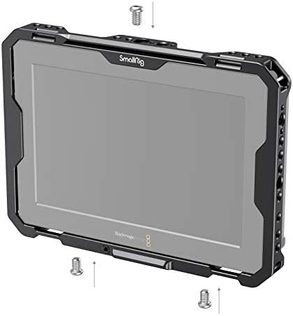 SmallRig Cage with Sun Hood and HDMI Clamp for Blackmagic Design Video Assist 7" 12G-SDI/HDMI 2792