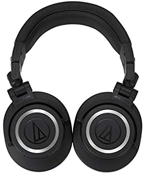 Audio-Technica ATHM50XBT Wireless Bluetooth Over-Ear Headphones, Black