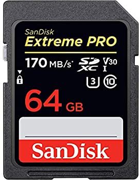 SanDisk 64GB Extreme PRO SDXC UHS-I Card - C10, U3, V30, 4K UHD, SD Card - SDSDXXY-064G-GN4IN