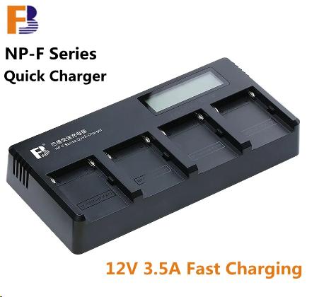 FB NPF NP-F PD Fast Charging Charger Four slot for F550 F750 F970 F960 F770 F330 F 930 Battery Photography Camera accessories