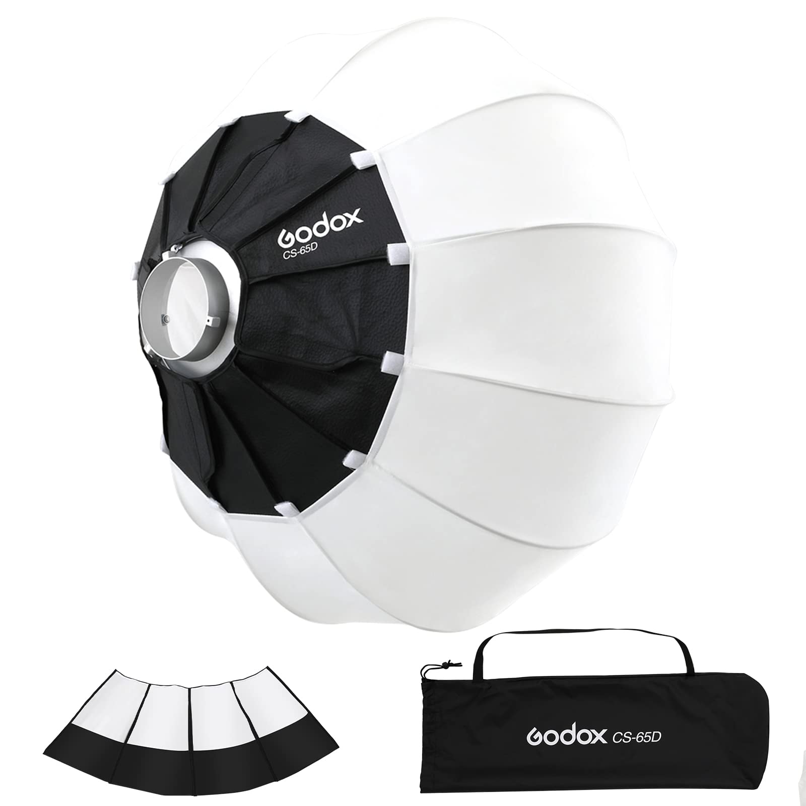 Godox CS-65D Lantern Softbox Soft Light Modifier 26inch/65cm Quick-Setup Softbox Diffuser with Skirt