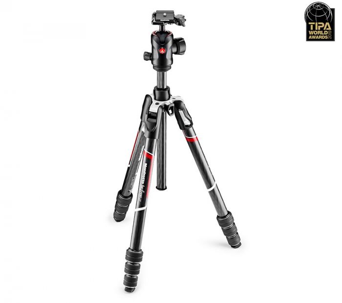 MANFROTTO MKBFRTC4GT-BH BEFREE GT CARBON FIBRE TRIPOD TWIST LOCK, BALL HEAD