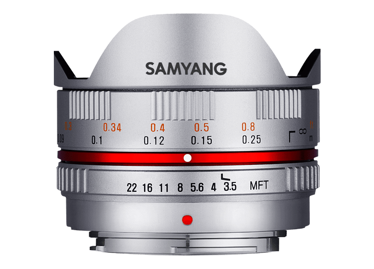 Samyang 7.5mm F3.5 Black/ Silver