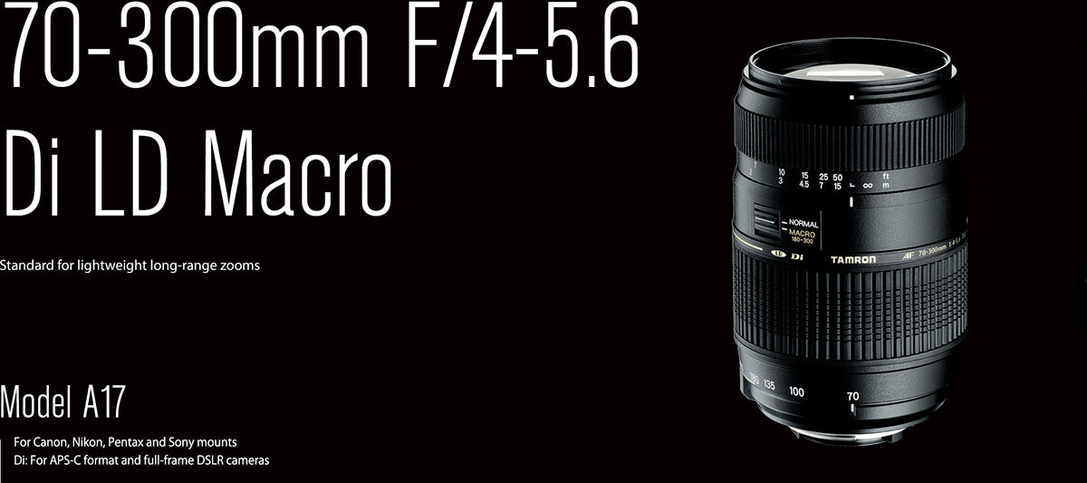 Tamron 70-300mm F/4-5.6 Di LD Macro