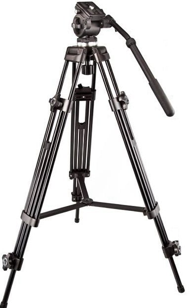 Weifeng WF-717 1.8m Professional Heavy Duty Video Tripod with Fluid Head