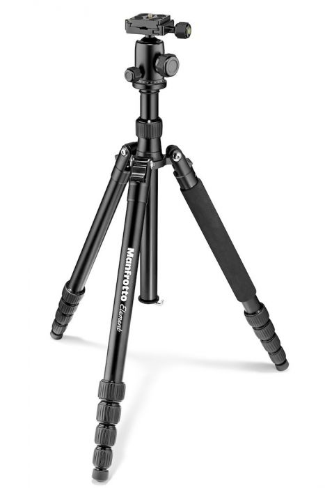 MANFROTTO MKELEB5BK-BH ELEMENT TRAVELLER TRIPOD BIG WITH BALL HEAD, BLACK