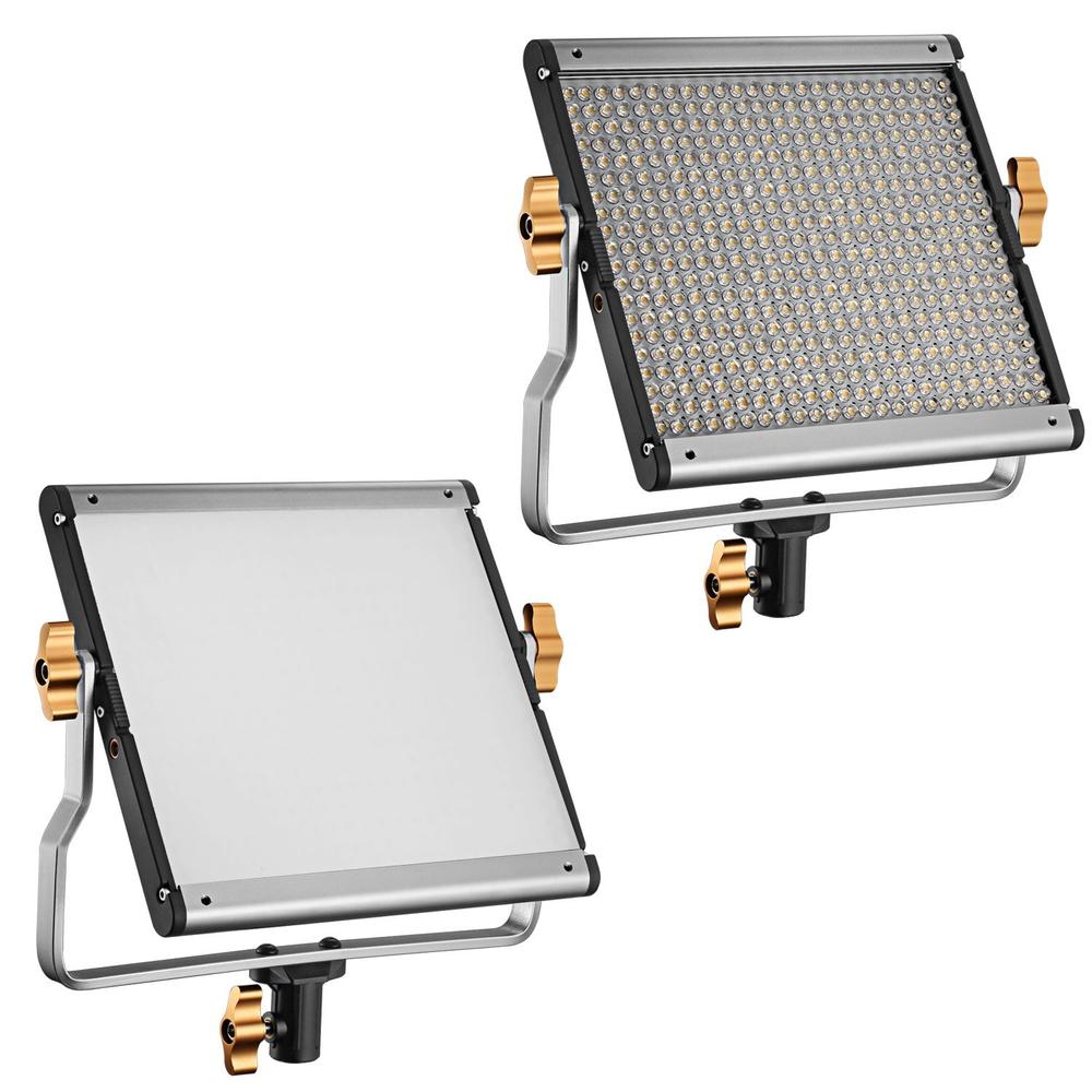 Neewer 2 Packs Dimmable Bi-color 480 LED Video Light and Stand Lighting Kit