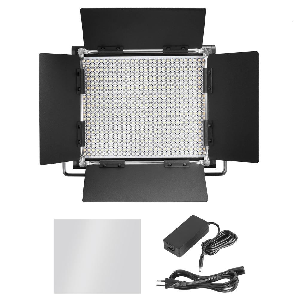 Neewer 2 Pieces Dimmable Bi-color 660 LED Video Light and Stand Kit