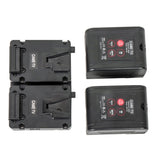 CAME-TV Uninterruptible Power Supply Dual V-Mount Battery Plate with 2 D-tap Output with 2-Batteries