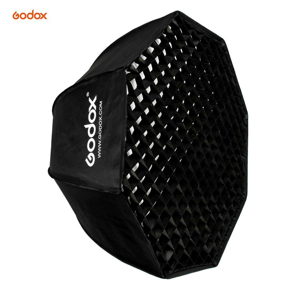 Godox SB-UE 95cm 37in Portable Octagonal Umbrella Softbox with Bowens Speedring and Grid