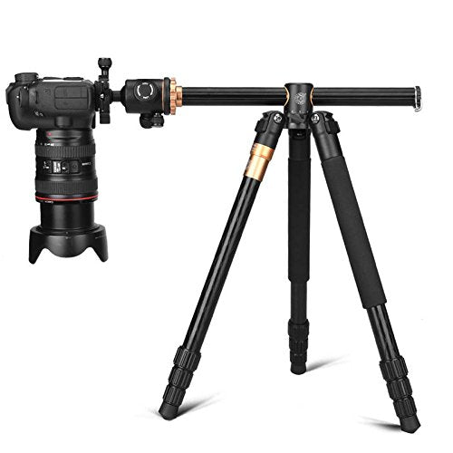 QZSD BEIKE Q999H Multifunction Aluminium Horizontal Camera Tripod Monopod with Ball Head Center Column for DSLR