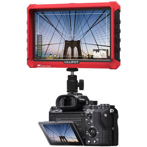 Lilliput A7S 7" Full HD Monitor with 4K Support (Red Case)