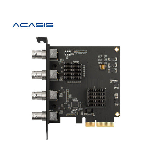 Acasis Quad SDI Capture Card 4 Channel PCIe Video Capture Card 1080P 60FPS Capture Device