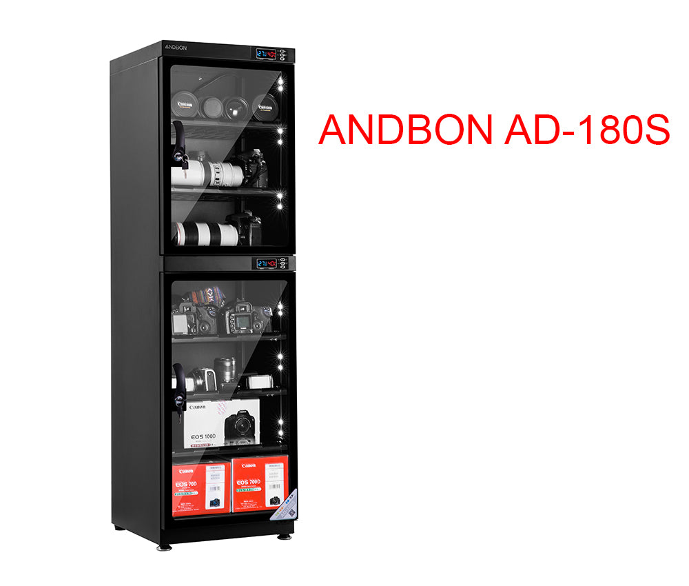 ANDBON Electronic Automatic Digital Control Dry Cabinet Storage (180L)