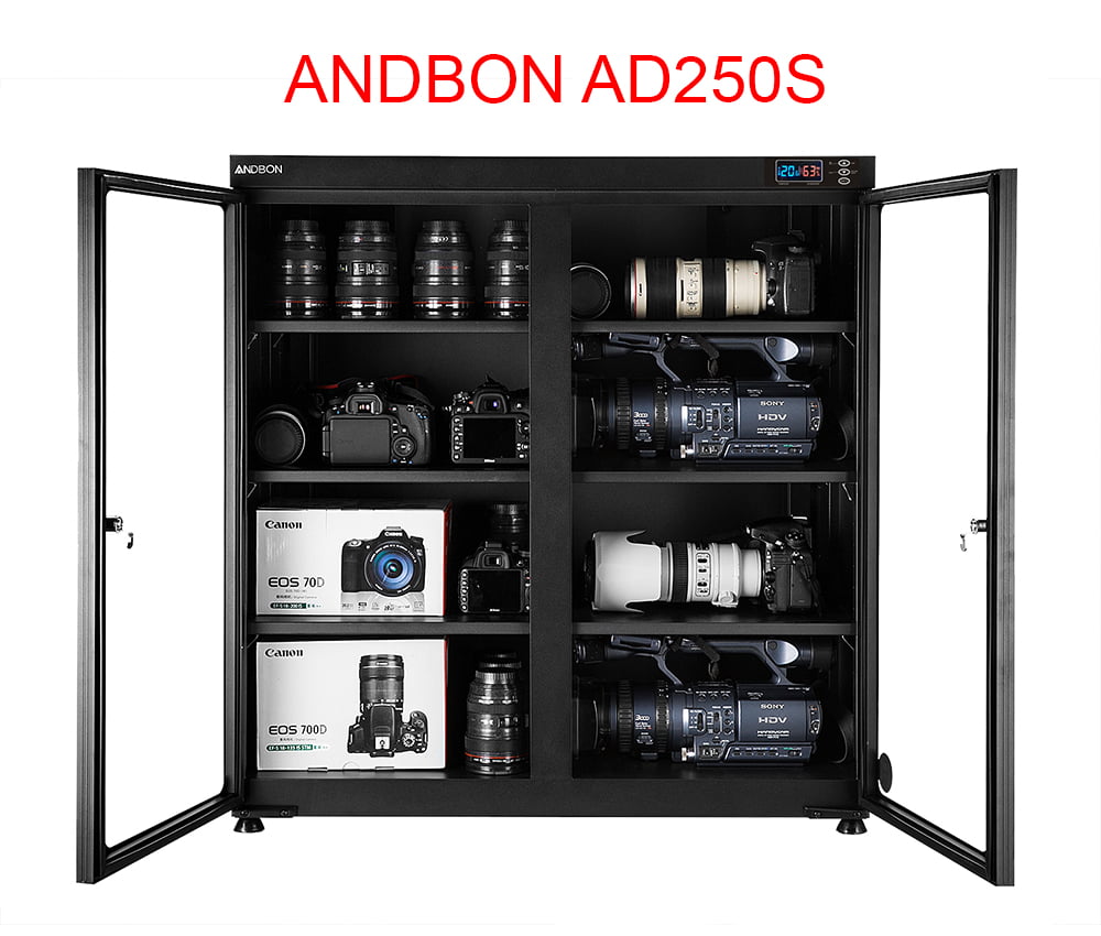 ANDBON Electronic Automatic Digital Control Dry Cabinet Storage (250L)