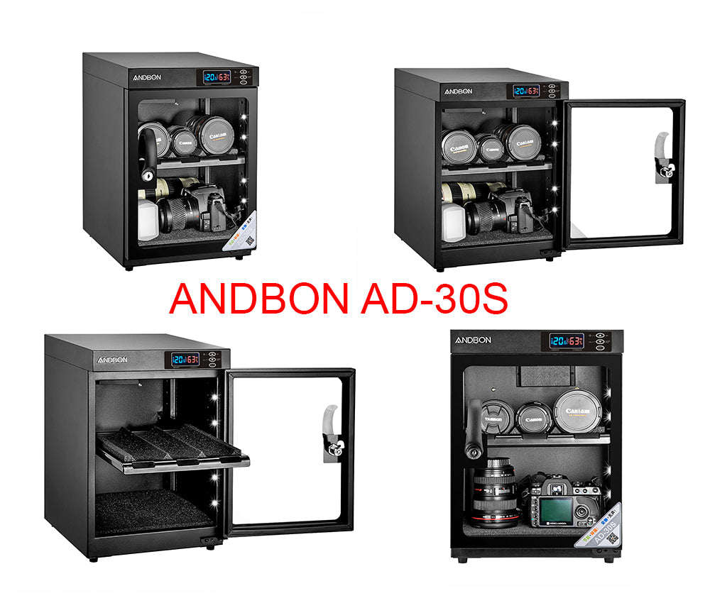 ANDBON Electronic Automatic Digital Control Dry Cabinet Storage (30L)