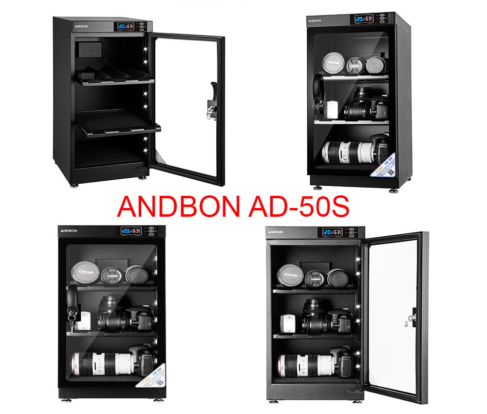 ANDBON Electronic Automatic Digital Control Dry Cabinet Storage (50L)