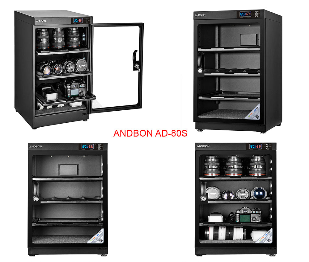 ANDBON Electronic Automatic Digital Control Dry Cabinet Storage (80L)