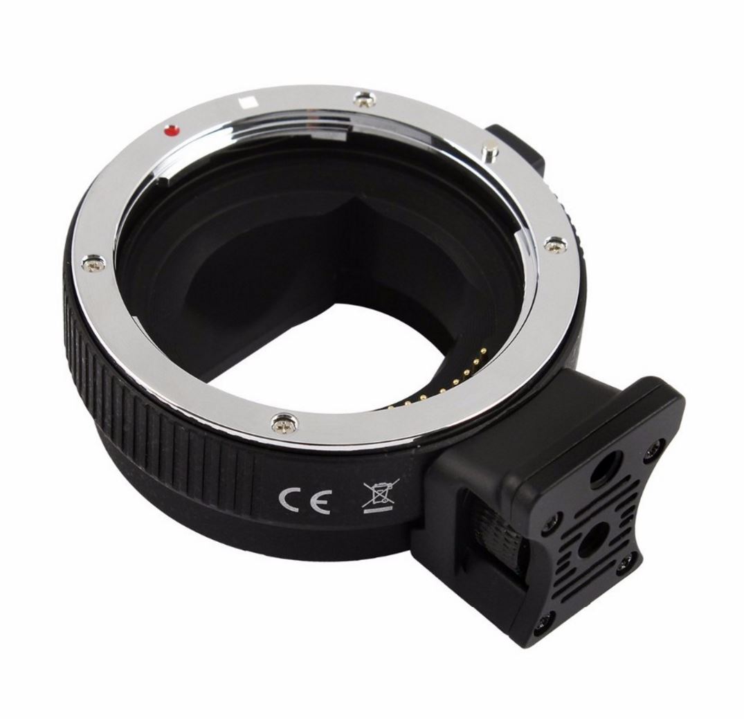 Camera Lens Adaptor for Canon EOS Lens - Sony NEX Body Electronic AF Adapter Ring