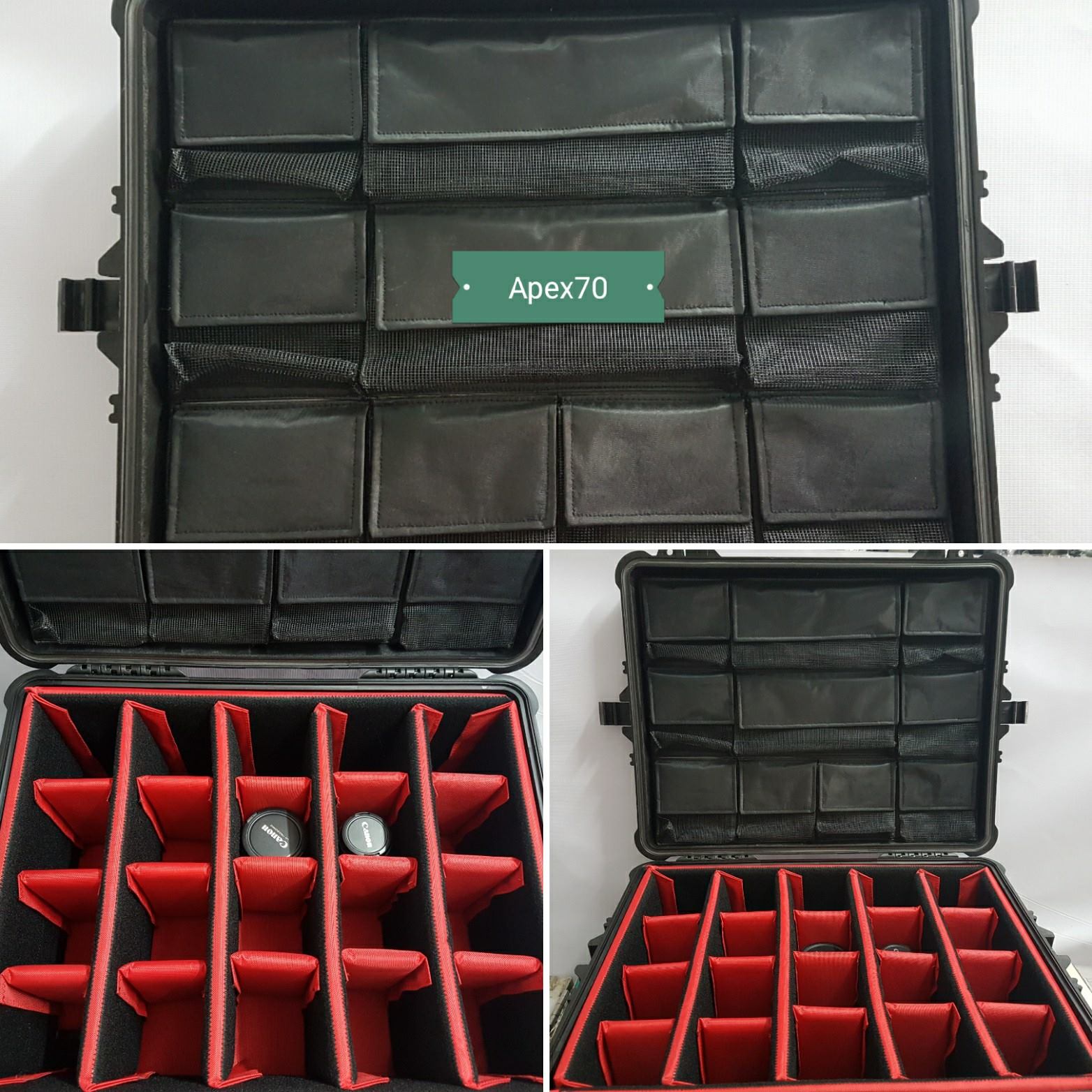 Apex Waterproof Trolley Hardcase 70 IP67 with Multi-Layer Die-Cut Foams