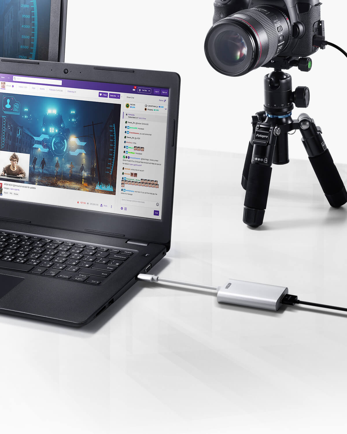 ATEN CAMLIVE&#x2122; HDMI to USB-C Thunderbolt USB 3.0 UVC Video Capture Card