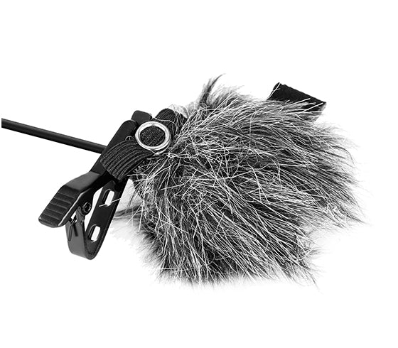 Boya BY-B05 Fur Windshield for Lavalier Microphones (Grey)