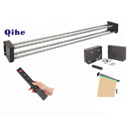 Qihe 4 Roller or 6 Roller Motorized Backdrop Lifter, Wall Mounted Electric Background Support Stand