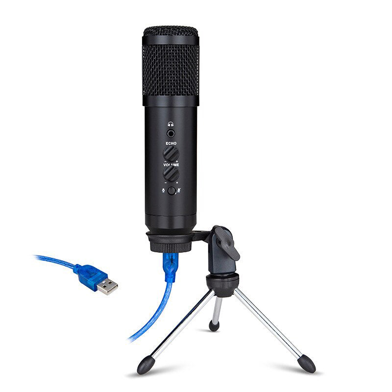 APEX BM200U Condenser Recording Studio USB Microphone With Tripod Stand