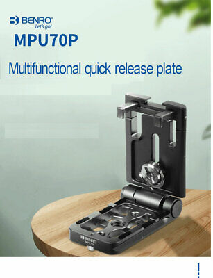 Benro MPU70P Multifunctional Quick Release Plate for Benro Arca Swiss ball head