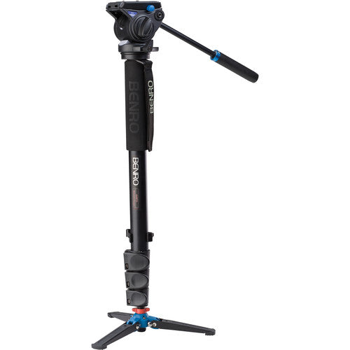 Benro A48FDS4 S4 Aluminum Monopod with 3-Leg Locking Base and S4 Video Head