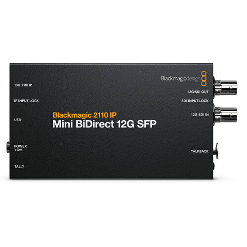 Blackmagic Design 2110 IP Mini BiDirect 12G SFP Converter