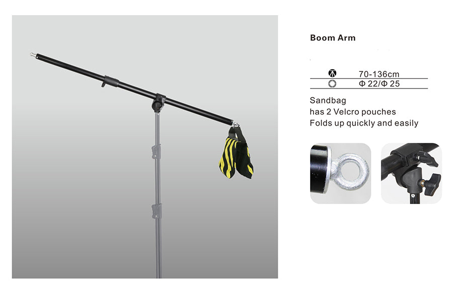 Apex Medium Duty Boom Arm with Sandbag