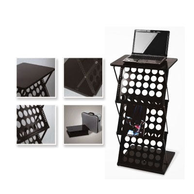 Brochure Rack with Desk