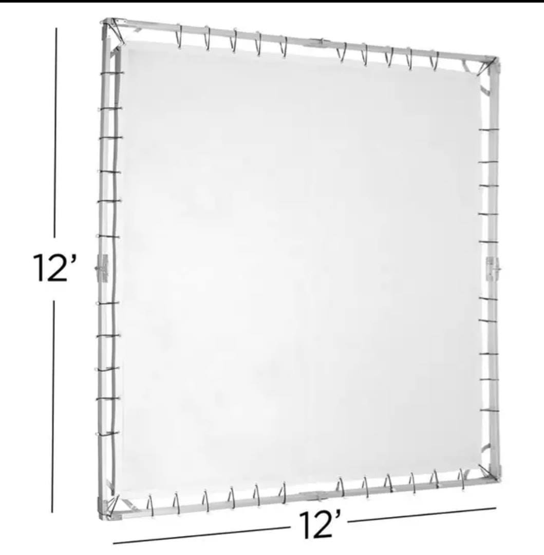 APEX 3.6x3.6m 12'x12' Butterfly Kit Diffuser with Translucent 1/3 Screen Collapsible