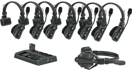 Hollyland Solidcom C1-8S Full-Duplex Wireless DECT Intercom System with 8 Headsets 1.97ghz (With hub or without Hub)