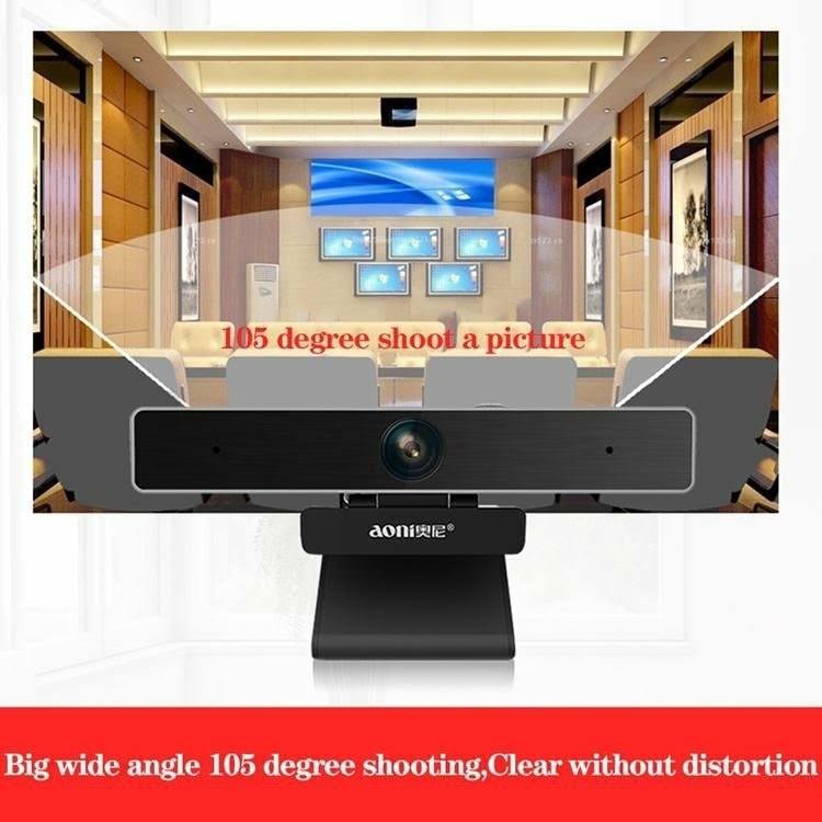 Aoni C90 1080P Full HD Business Web Camera with Microphone Input