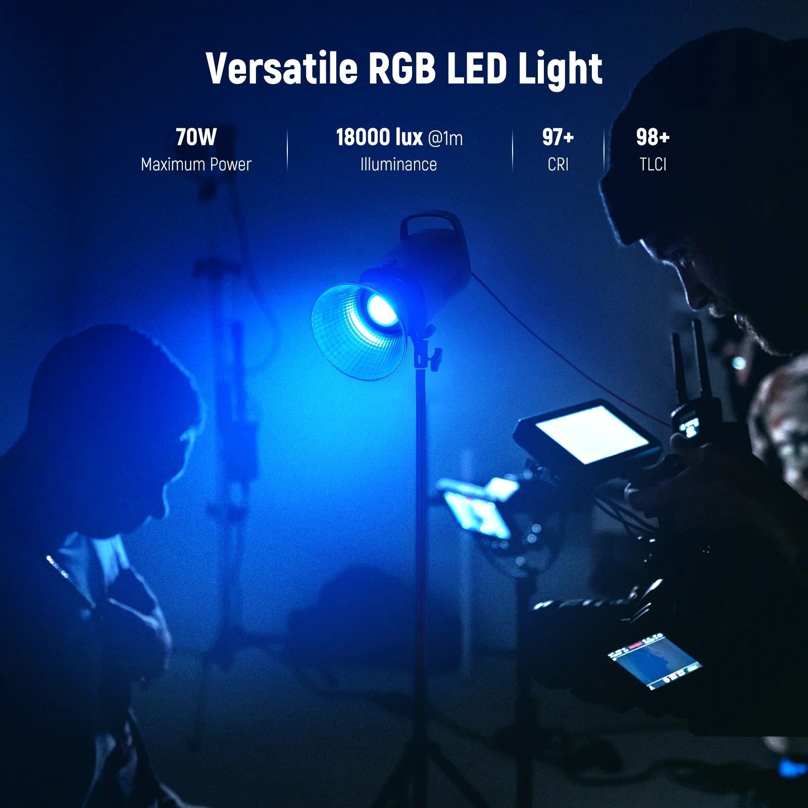 Neewer RGB CB60 70W CRI 97+ LED Video Light