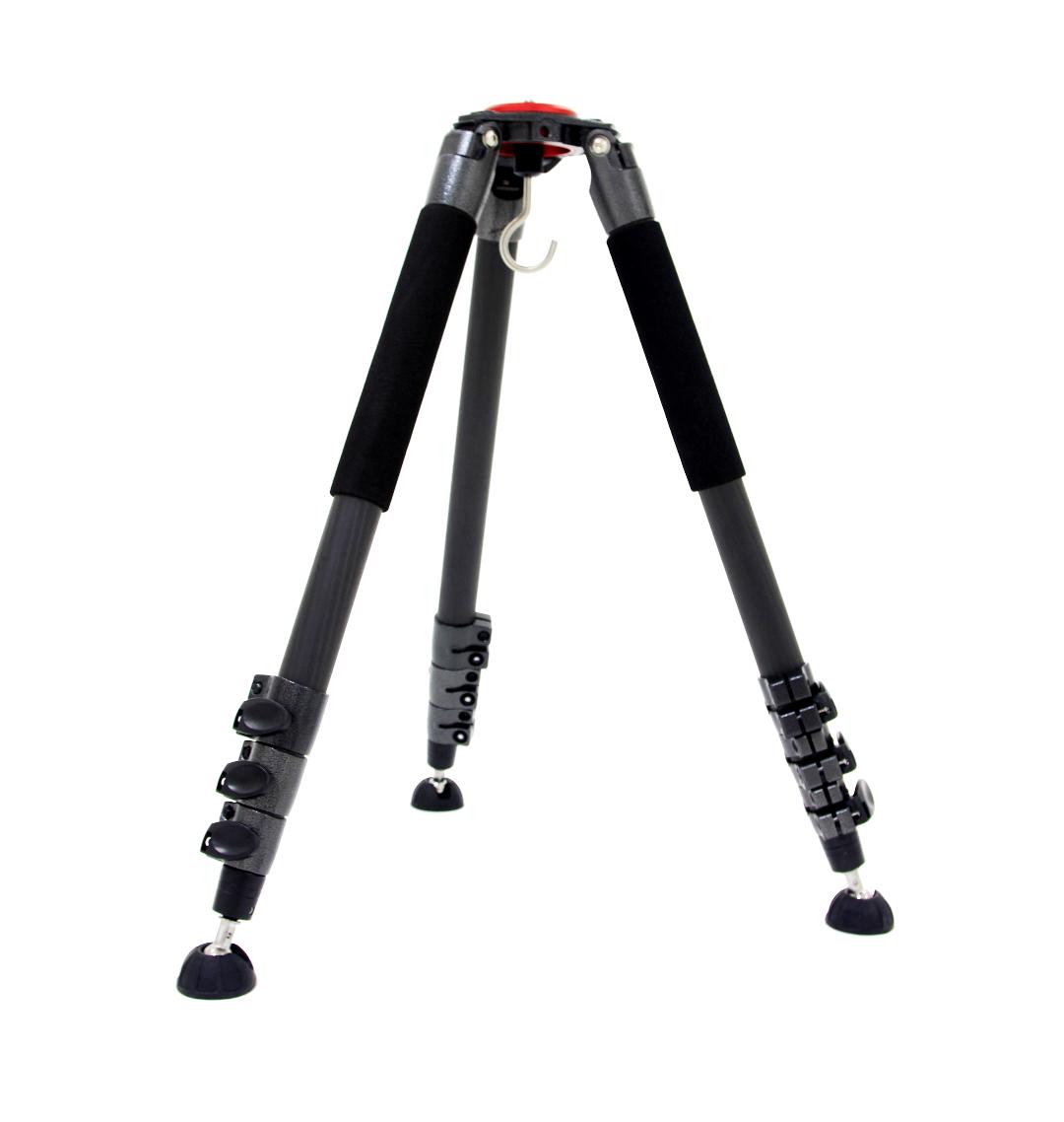 APEX DV-352c Heavy Duty Carbon Fiber Video Tripod (1.7m / 12kg Capacity)