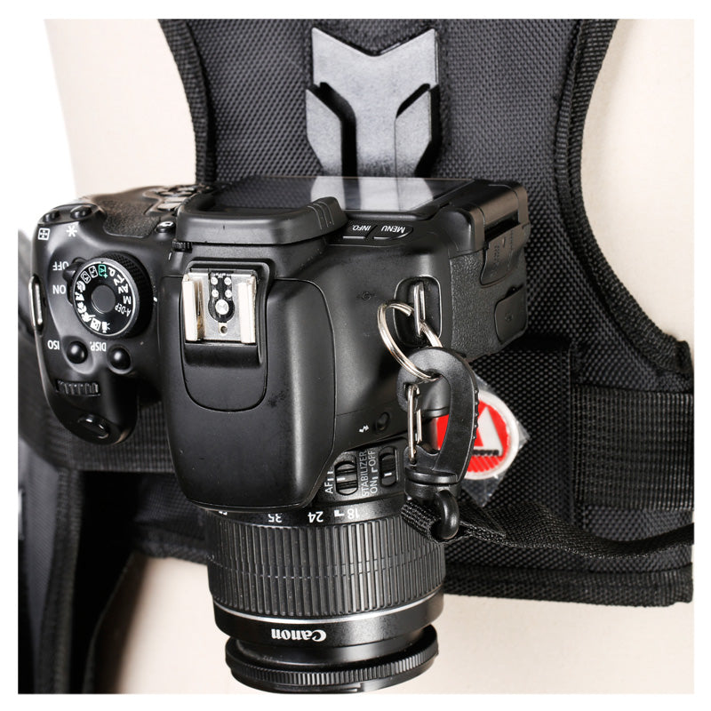 MICNOVA MQ-MSP01 Multi-Functional Vest Holster for 2 Cameras