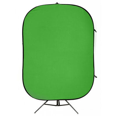 Collapsible Portable Background Screen 200x230cm / 6.5ft x 8ft Chroma Green Blue