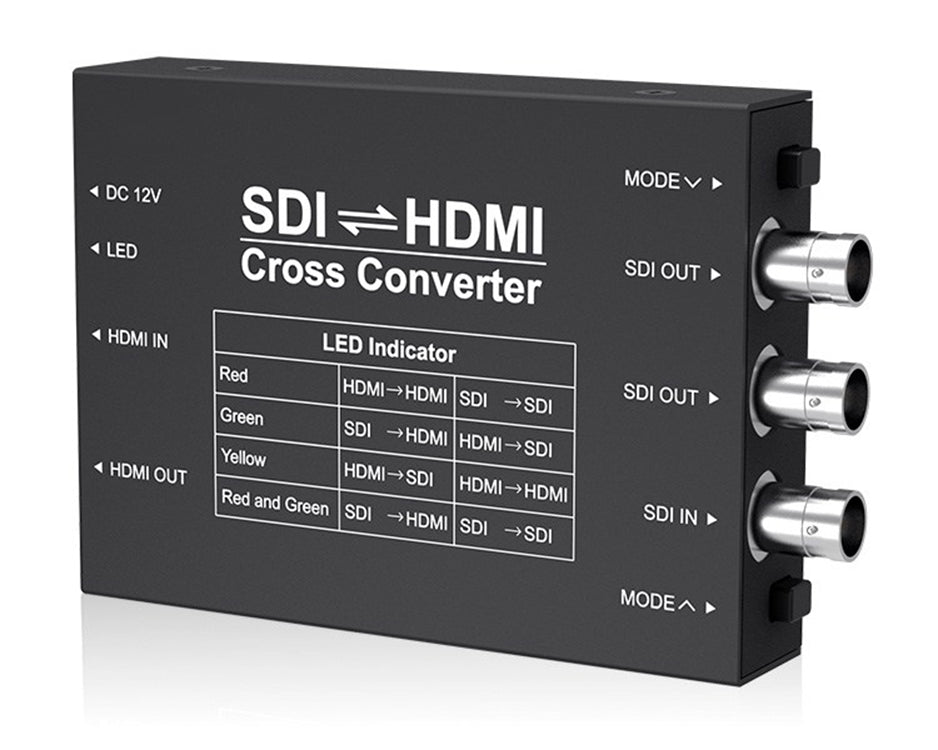 HDMI to SDI / SDI to HDMI Video Cross Converter