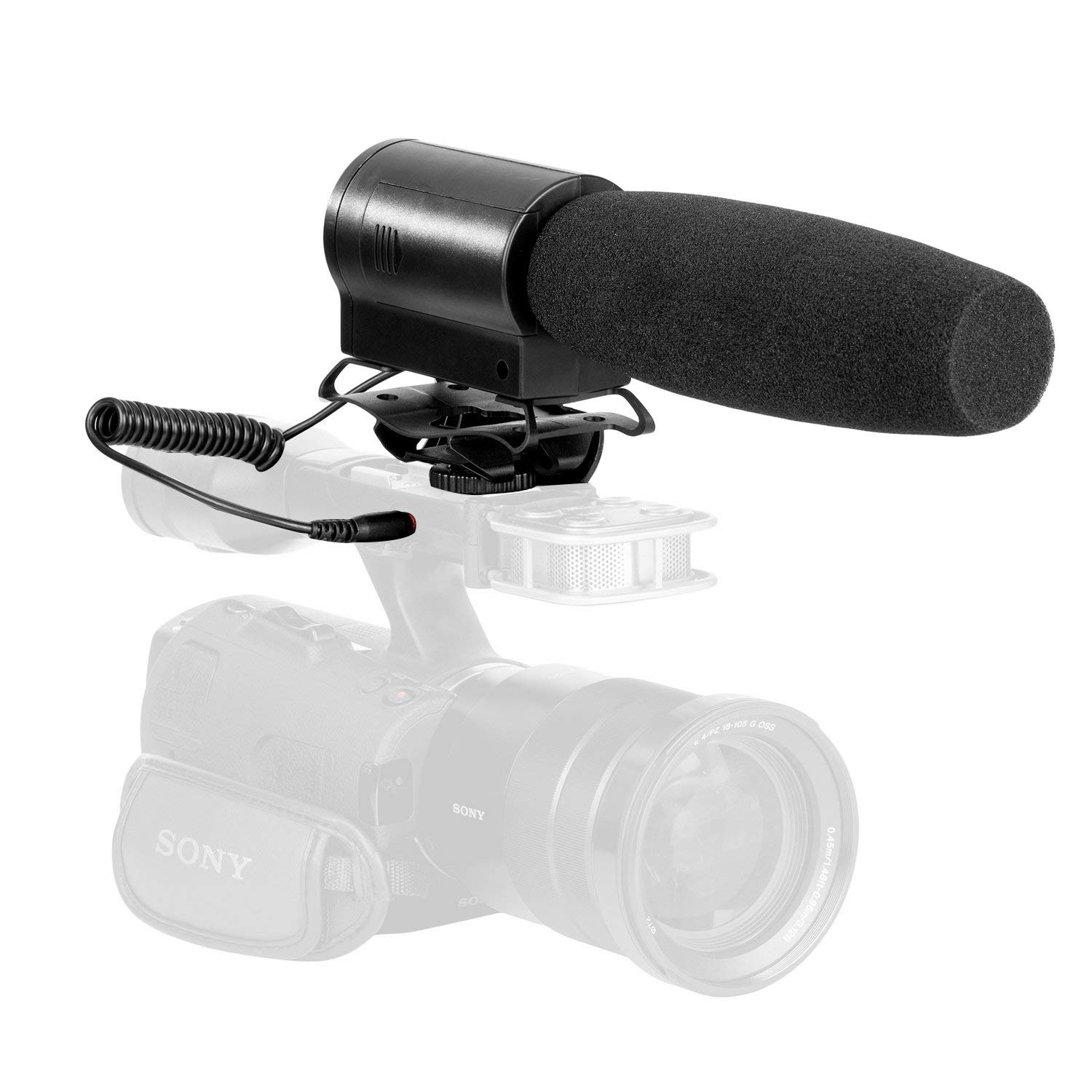 Boya BY-DMR7 Shotgun Condenser Microphone Broadcast Quality with Integrated Audio Recorder